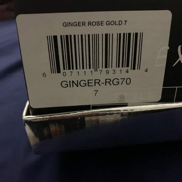 Rose gold shoes! - Picture 2 of 4